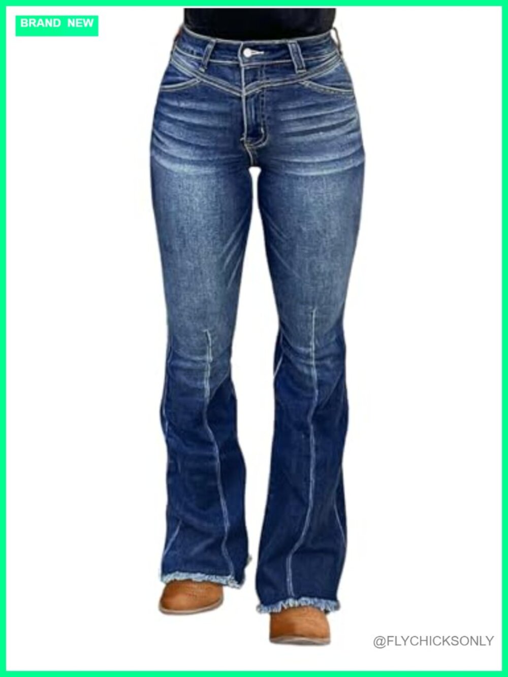 High Waisted Bootcut Tummy Control Butt Lifting Jeans